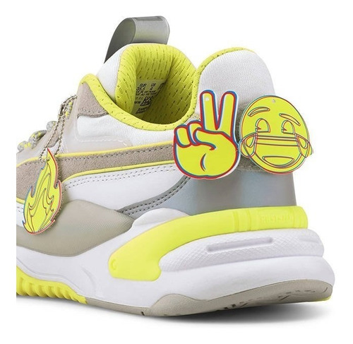 Tenis Puma Rs-2k X Emoji Blanco, Amarillo