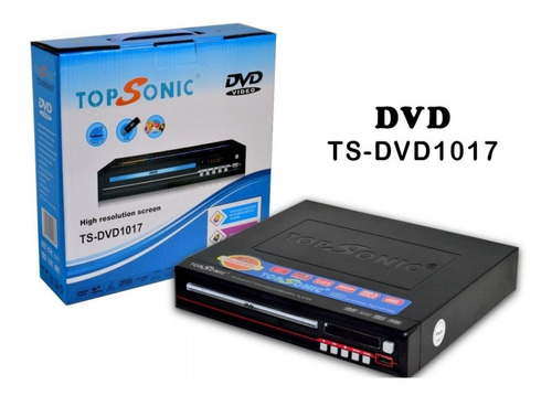Reproductor Dvd Cd Mp3 Usb Ripping Topsonic Ts dvd1017