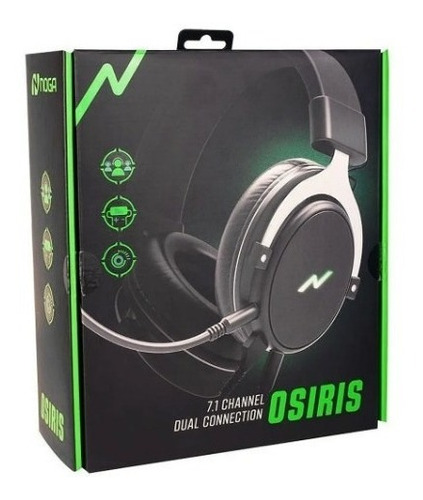Imagen 5 de 7 de Auriculares Headset Gamer Noga Osiris Surround 7.1 Usb Dual