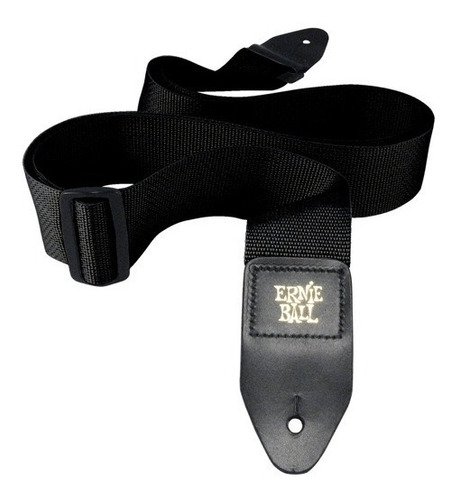 Correa Ernie Ball Polypro Strap Negra - Genuinas!