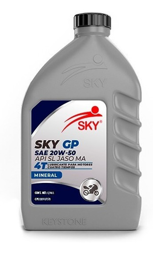 Aceite Sky 20w50 Mineral 4t 946ml