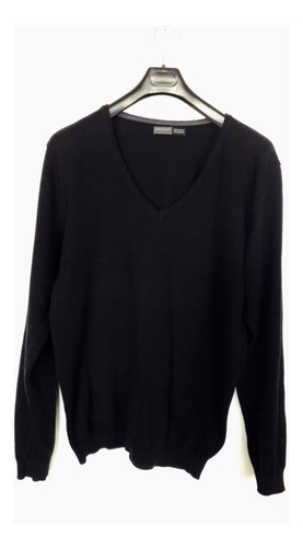 Sweater Zara Man Liviano Escote V Profundo Talle L