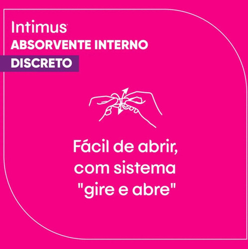 Absorvente Interno Intimus Mini C/8 Unidades