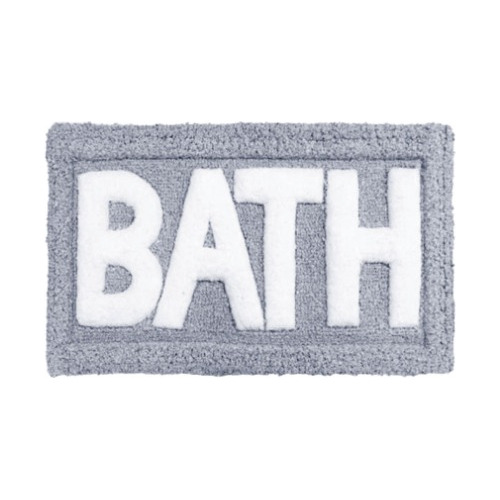 Tapete De Baño Bath Gris 40x70cm T01