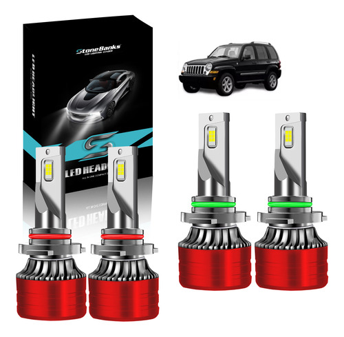 Kit De Focos Led Luz Alta Y Baja 100w 36000lm Para Toyota Camry 2002-2006