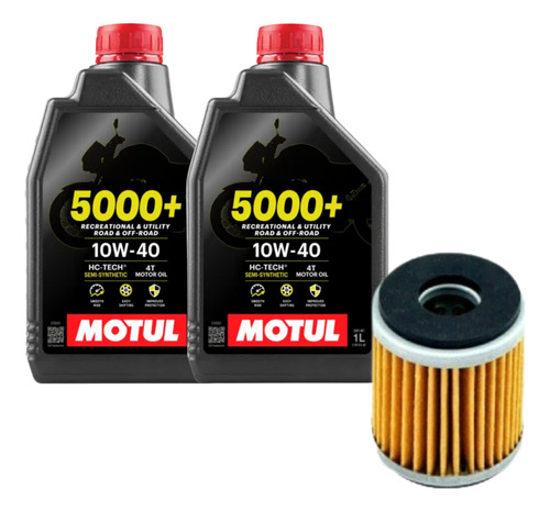 Kit Troca De Óleo E Filtro Yamaha Fazer Fz25 250 2018-2025
