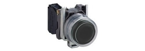 Pulsador Negro Enfundado Ip65 22mm 1na (caja10 Pz) Gqele