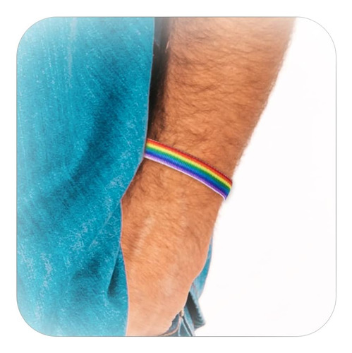 Huasai Pulseras Del Orgullo Lgbt Pulseras De Arco Iris Para 