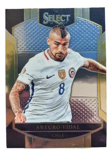 Carta Arturo Vidal - Chile -select Soccer 2016/17 Panini