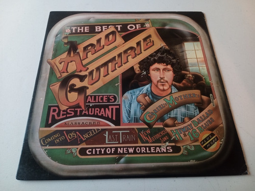 Lp Arlo Guthrie - The Best Of - Vinilo Importado Mb Estado