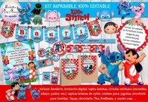 Comprar Kit Imprimible Candy Bar Lilo Y Stitch 100% Editable