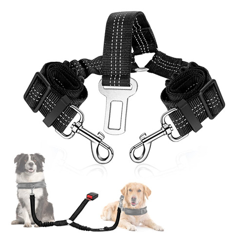 Slowton Cinturn De Seguridad Para Perro, Doble Cinturn De Se
