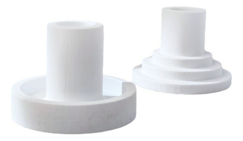Candelabro (1 #mold) Molde De Silicona Fundido Con Epoxi Par