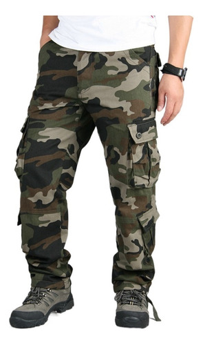 Pantalones De Trabajo De Combate De Camuflaje Para Hombres