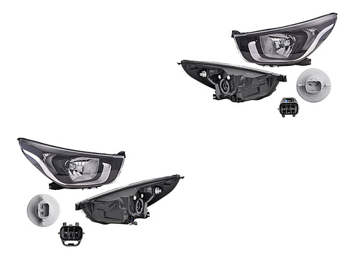 2 Faros Delanteros Depo Chevrolet Beat Del 2018 Al 2020