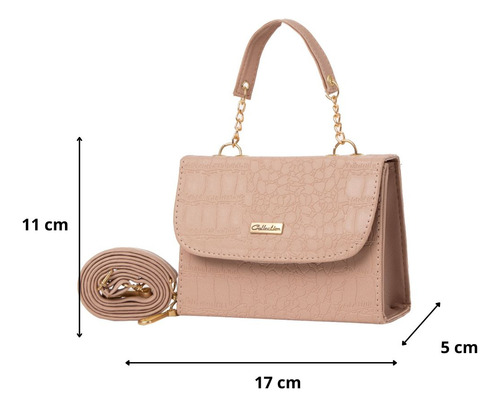 Bolso Bandolera Fana De Mujer Reforzada Fadila Maquillaje