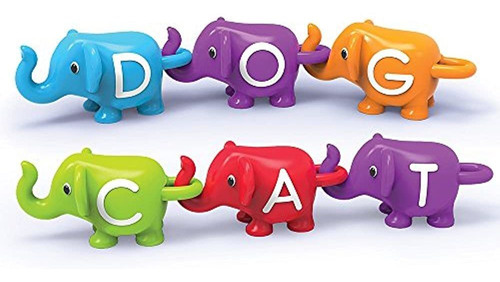 Recursos De Aprendizaje Snap N Learn Abc Elephants Toy 26 Pi