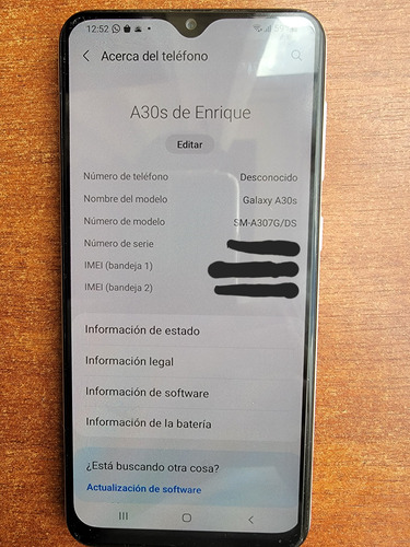 Samsung Galaxy A30s Dual Sim Excelente Estado