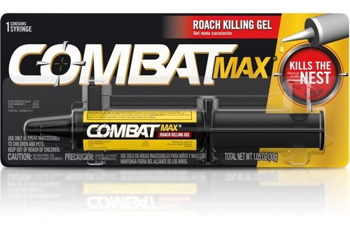 Combat Max Jeringa Veneno Mata Cucarachas 30g 