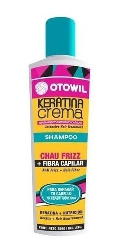 Imagen 1 de 4 de Shampoo Keratina En Crema + Nutricion + Anti Frizz X250g