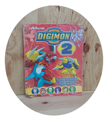 Álbum Digimon Digital Monsters Navarrete Incompleto