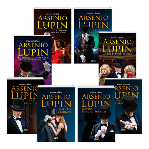 Colección Libros Arsenio Lupin