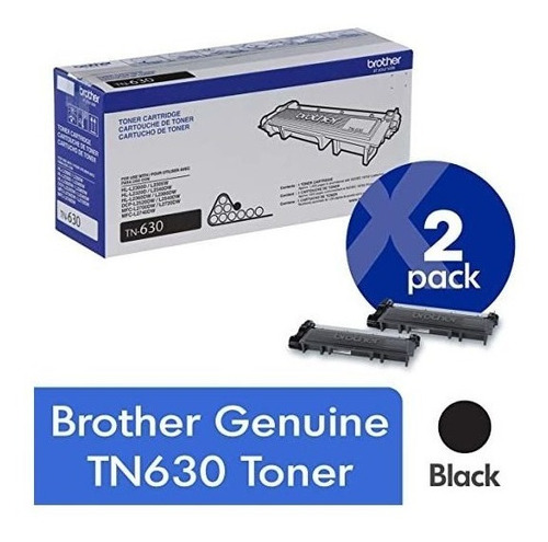 Genuino Tn630 Cartucho De Tóner Rendimiento Estándar Negr