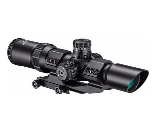 Mira Táctica Telescópica 1-4x28 Aeg Iluminada Rifle