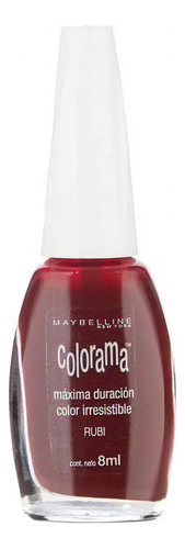 Maybelline Esmalte Colorama Rubi Rubi 8 Ml