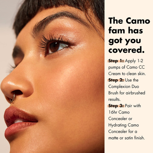 Base Correctora De Color Cc Cream E.l.f. Camo Rich 660n 3