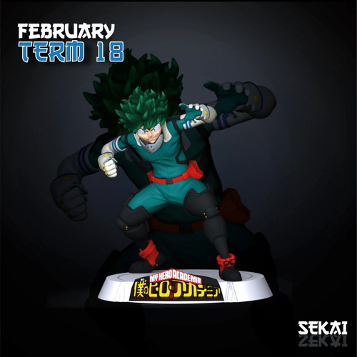 Archivo Stl Impresión 3d - My Hero Academia - Deku + Bust - 