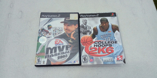 2 Juegazos Playstation2 Mvp Baseball 2003 +2k6 Hoops Basquet