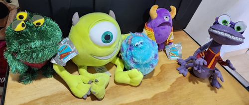 Peluches Monster Inc Lote De 5 Personajes 