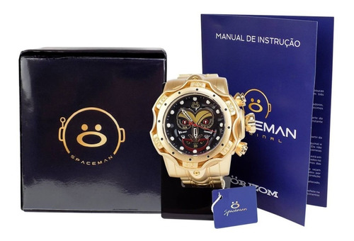 Relógio Masculino Spaceman Analógico + Caixa Premium Ros62