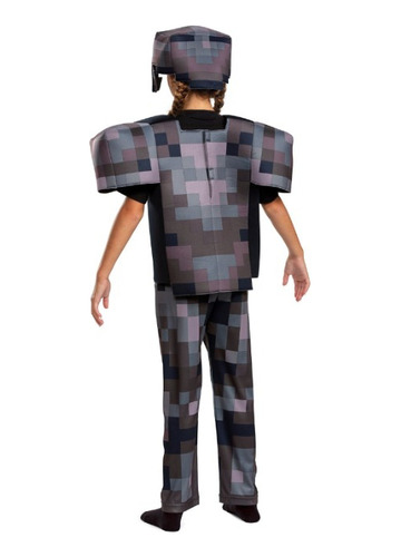 Minecraft, Disfraz/cosplay Armadura Delujo Netherite Armor, Niño