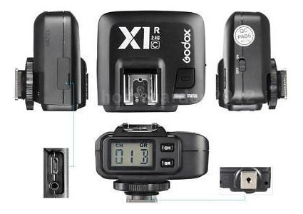 Godox X1r-c Receptor Flash Remoto Inalámbrico Disparador Par