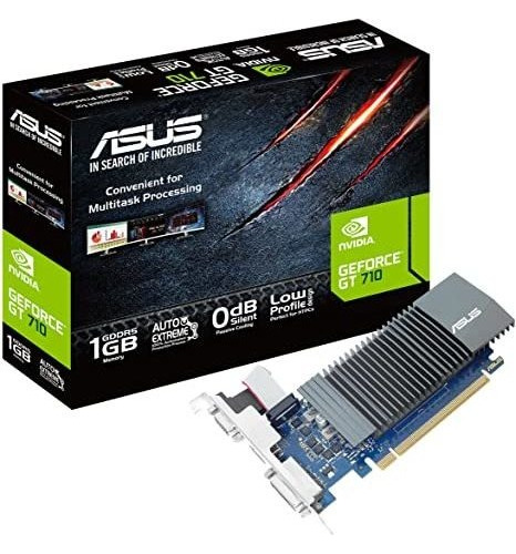Asus Geforce Gt 710 1gb Gddr5 Hdmi Dvi Vga Tarjeta Gráfica (