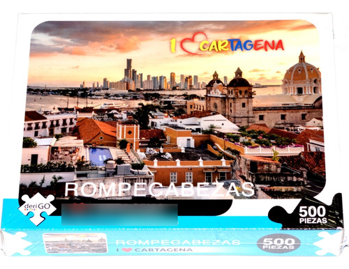 Rompecabezas Puzzle 500 Piezas I Love Cartagena Colombia