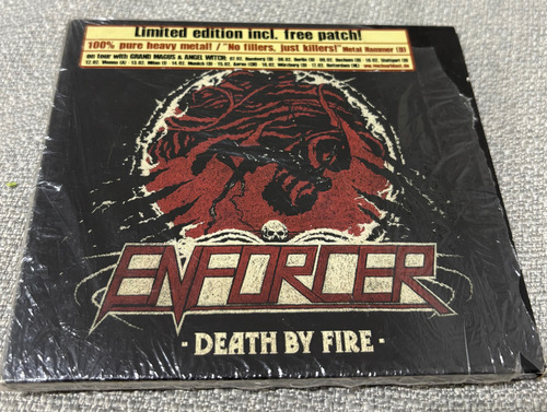 Enforcer - Death By Fire (autografado - Sem Patch) Edição Limitada (Usado)