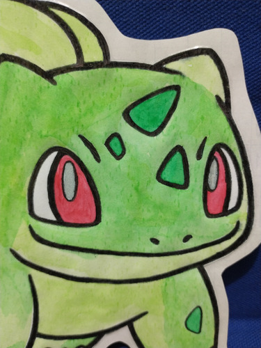 Sticker Casero Bulbasaur Pokémon Bootleg (Usado)
