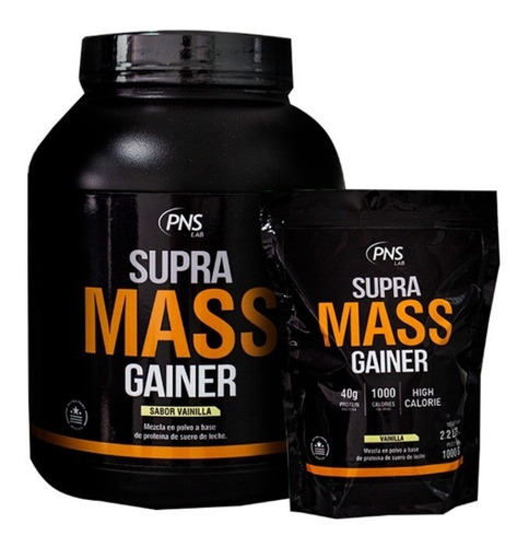 Supra Mass Gainer 2.2lb Proteina - Unidad a $70000