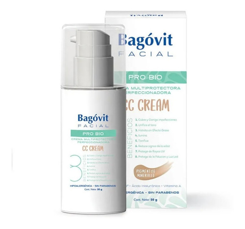 Bagovit Facial Pro Bio Crema Multiprotectora Perfeccionadora