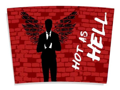 Imagem 3 de 4 de Kit Lúcifer Hot As Hell Serie Copo Térmico E Caderneta
