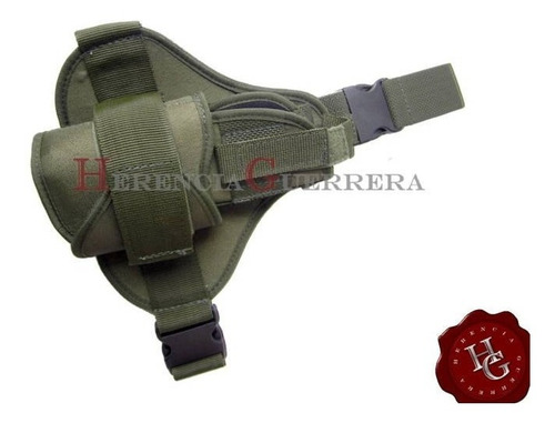 Imagen 4 de 7 de Muslera Coihue Táctica Universal Linterna Láser Verde