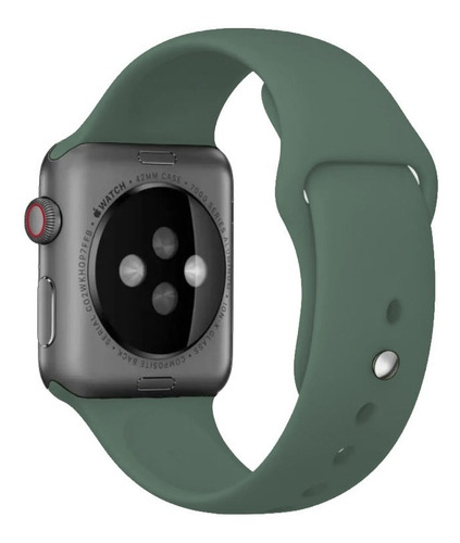 Imagen 2 de 7 de Correa Silicona Para Apple Watch 38 / 40 / 42 / 44 Mm