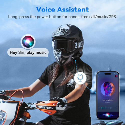 Auriculares Bluetooth L1 Para Motocicleta Ip67 V5.3 Mmg