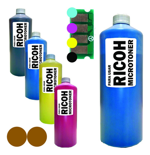 Recarga Toner Color Ricoh Ricoh Mp C305 Mas Chip