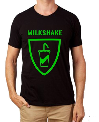 Playera Camiseta Milkshake Malteada Logo Escudo Moda Unsx