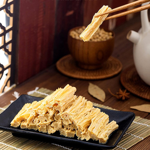 17.64 Oz De Beancurd Secas, Tofu Yuba Asifico, Ingredientes