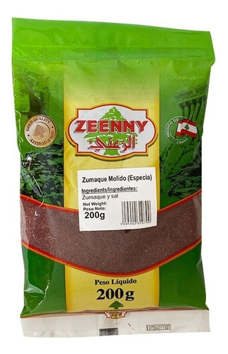 Zumaque Molido Zeenny Pack X 2 Un X 200g Libano